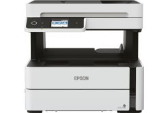 Epson tiskárna ink EcoTank Mono M3180, 4v1, A4, 39ppm, Ethernet, Wi-Fi (Direct), Duplex, LCD, ADF, 3 roky záruka po reg.