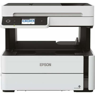 Epson tiskárna ink EcoTank Mono M3180, 4v1, A4, 39ppm, Ethernet, Wi-Fi (Direct), Duplex, LCD, ADF, 3 roky záruka po reg.