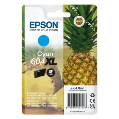 Epson 604XL T10H240 C13T10H24010 Azúrový (cyan) originálna cartridge