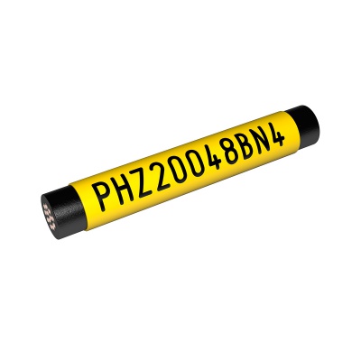Partex PHZF20032BN9, bílá, 100m, plochá smršťovací bužírka,, PHZ smršťovací bužírka certifikovaná
