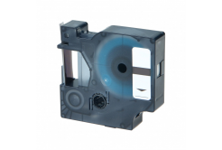 Kompatibilná páska s Dymo 45806, S0720860, 19mm x 7m, čierna tlač/modrý podklad
