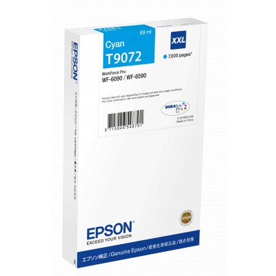 Epson T9082 XL C13T90824N azúrová (cyan) originálna cartridge