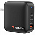 VERBATIM GaN Nabíječka Mini GaN 165W, 3xUSB-C, 1x USB-A, černá