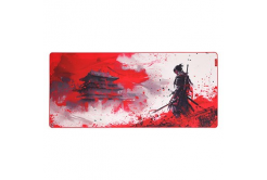 Podložka pod myš, MONKA ZOWA XL, herní, červeno-bílá, 900 x 400 x 3.5 mm, Marvo