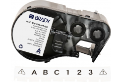 Brady M4C-500-461 / 170765, 12.70 mm x 7.62 m, Polyester, čierna tlač / biely podklad