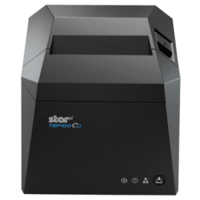 Star TSP143IV-UE SK 39473390 pokladničná tlačiareň, Linerless, CloudPRNT, 8 dots/mm (203 dpi), cutter, linerless, LTS, USB, Ethernet, kit, grey