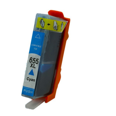 Kompatibilná kazeta s HP 655XL CZ110A azúrová (cyan) 