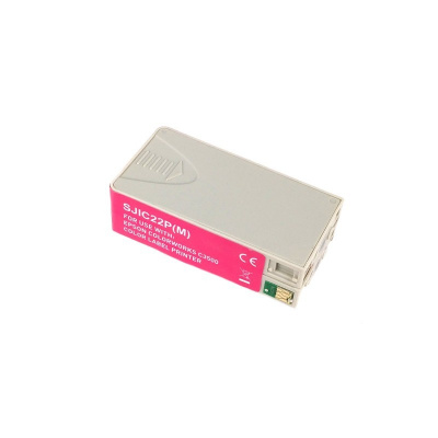 Epson S020603, SJIC22P(M) pro ColorWorks, purpurová (magenta) kompatibilná cartridge