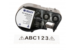 Brady M4C-750-403 / 170723, 19.05 mm x 7.62 m, Paper, čierna tlač / biely podklad