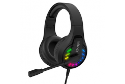 A4Tech Bloody G230 G230-BK, sluchátka s mikrofonem, ovládání hlasitosti, černá, herní sluchátka, USB