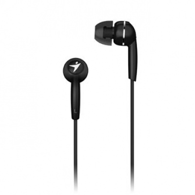 Genius HS-M320 31710005412, sluchátka, bez ovládání hlasitosti, černé, špuntová typ 3.5 mm jack