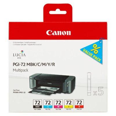 Canon PGI-72 6402B009 MBK/C/M/Y/R multipack originálna cartridge