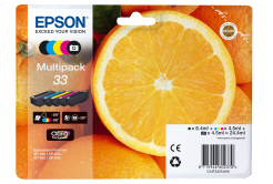 Epson originálna cartridge C13T33374011, T33, CMYK, 6,4/4x4,5ml, Epson Expression Home a Premium XP-530,630,635,830