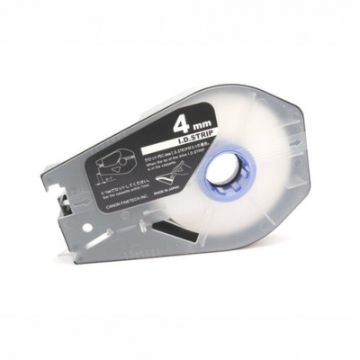 Plastová identifikačná biela páska ID-04, 4 mm x 5 m, pre Canon M-1