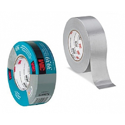 3M 3939 Duct Tape, textilná páska strieborná, 48 mm x 54,8 m