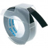 Dymo S0898130, 9mm x 3m, biela tlač/čierny podklad, originálna páska