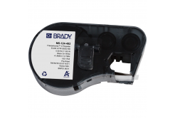 Brady M5-124-492 / 170900, 12.70 mm, Polyester, čierna tlač / biely podklad