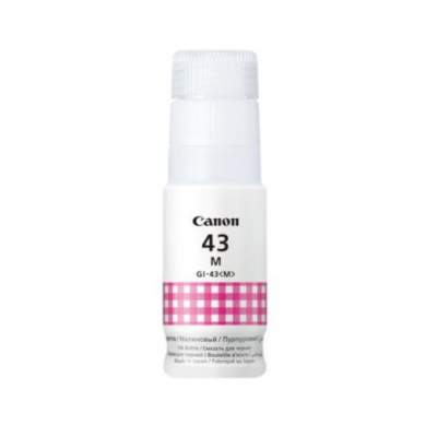 Canon GI-43 M 4680C001 purpurová (magenta) originálna atramentová náplň