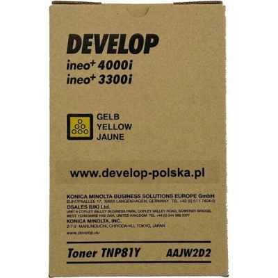 Develop TNP-81 AAJW2D2 žltý (yellow) originálny toner