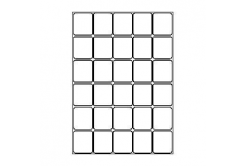 Samolepiace etikety 40 x 46 mm, 30 etikiet, A4, 100 listov