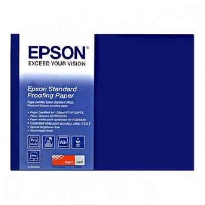 Epson Standard Proofing Paper, foto papír, polomatný, bílý, A3+, 205 g/m2, 100 ks, C13S045005,