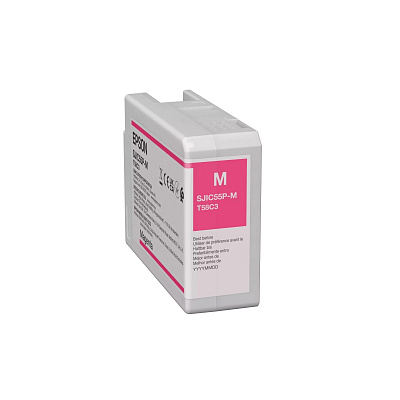 Epson SJIC55-M C13T58C340 pre ColorWorks, purpurová (magenta) originálna cartridge