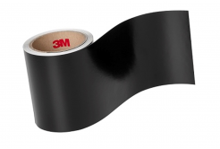 3M 7847 Štítkový materiál, matný, čierný/bielý, šírka 120 mm, metráž