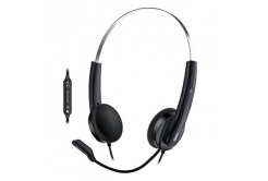 Genius HS-220U AI slúchadlá s mikrofónom, drôtové, čierna, 2.0, náhlavné, USB