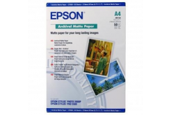 Epson Archival Matte Paper, bílá, 50, ks C13S041342, pro inkoustové tiskárny, 210x297mm (A4), A