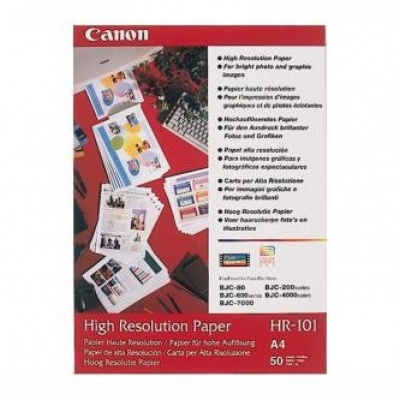 Canon High Resolution Paper, foto papír, speciálně vyhlazený, bílý, A4, 106 g/m2, 50 ks, HR-1
