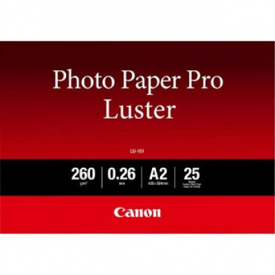 Canon Photo Paper Luster LU-101 6211B026, 16.54x23.39", A2, 25ks, lesklý, biely, foto papier