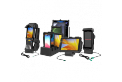 RAM Mounts GDS Tough-Dock Holder (Key-Locking) for Samsung Tab S7 FE, S7+, S8+, S9 FE+, S9+ & S10+ in IntelliSkin Protective Sleeve - USB-C Power Supply