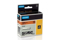 Dymo Rhino 18436, S0718500, 19mm x 5,5m čierna tlač / oranžový podklad, originálna páska