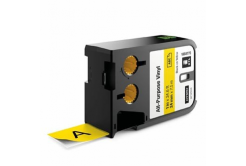 Dymo 1868773, 24mm x 7m, čierna tlač/žltý podklad, originálna páska