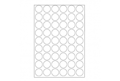 Samolepiace etikety 30 x 30 mm, 54 etikiet, A4, 100 listov