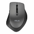 ASUS WT425/Ergonomická/Optická/Pre pravákov/1 600 DPI/Bezdrôtové USB/Sivá