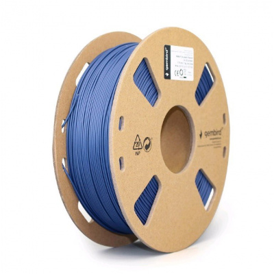 Gembird 3DP-PLA-01-MTNB, 3D filament, PLA Matte, 1,75mm, 1000g, modrý (Blue)