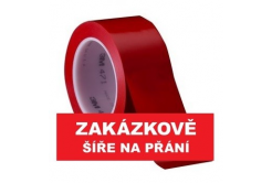 3M 471 Označovací PVC  lepicí páska, otěruvzdorná, červená 75 mm x 33 m