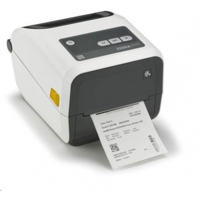 Zebra ZD420 ZD42H42-T0EW02EZ TT Healthcare label printer, 203 dpi, MS, RTC, EPLII, ZPLII, USB, BT, Wi-Fi, white