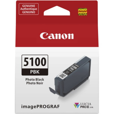 Canon PFI-5100 PBK 6952C001 foto čierna (photo black) originálna cartridge