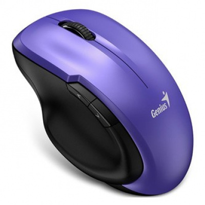 Genius Myš Ergo 8200S 31030029402, 1200DPI, 2.4 [GHz], optická, 5tl., bezdrátová, fialová, 1 ks AA, BlueEye senzor