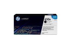 HP 650A CE270A čierný (black) originálny toner
