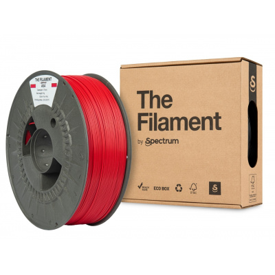 "The Filament" by Spectrum TF-24210, ASA, 1,75mm, 1000g, červený (Pure red)