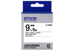 Epson LabelWorks LK-3WBN C53S653003 9mm x 9m, čierna tlač / biely podklad, originálna páska