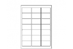 Samolepiace etikety 63,5 x 38,1 mm, 21 etikiet, A4, 100 listov