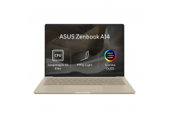 ASUS Zenbook A14/UX3407NA-OLED267XZ/SD-X2E-88-100/14"/WUXGA/32GB/1TB/Adreno/W11P/Gold/2R