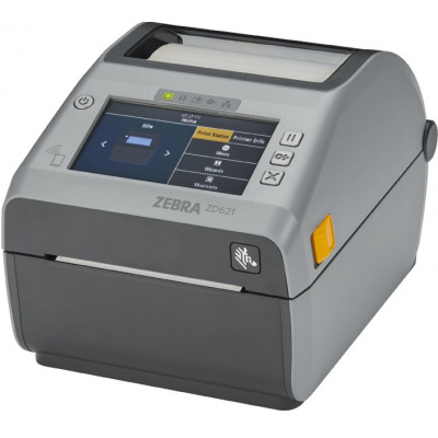 Zebra ZD621d ZD6A142-D4EL02EZ DT, 8 dots/mm (203 dpi), label printer, RTC, USB, USB Host, RS232, BT, Ethernet, Wi-Fi, cutter, grey (Successor GC420t)